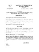 Quyet dinh 5530 QD BYT quy trinh thuc hanh chuan quan ly chat luong xet nghiem