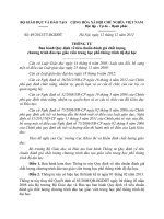 Thông tư số 49 2012 TT-BGDĐT - Ban hành quy định về tiêu chuẩn đánh giá chất lượng chương trình đào tạo giáo viên Trung học phổ thông trình độ Đại học