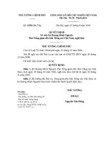 Quyết định số 1378 QĐ-TTG - Về việc bà Hoàng Minh Nguyệt, Phó Tổng giám đốc Đài Tiếng nói Việt Nam nghỉ hưu