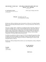 Công văn 4069 BGDĐT-GDĐH - Quy định Bằng tốt nghiệp đăng ký dự thi liên thông trình độ cao đẳng, đại học