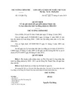 Quyết định số 113 QĐ-TTG - Về việc phê chuẩn kết quả miễn nhiệm Thành viên Ủy ban nhân dân tỉnh Cao Bằng nhiệm kỳ 2004 - 2011