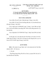 Quyết định số 2208 QĐ-TTG - Về việc phê chuẩn kết quả bầu cử bổ sung Thành viên Ủy ban nhân dân tỉnh Vĩnh Phúc nhiệm kỳ 2004 - 2011