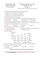Đề thi thử THPT QG Môn Địa Lý   Năm học 2017 2018   THPT Hàn Thuyên   Bắc Ninh   Lần 1   File word có lời giải  (2)