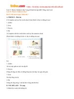 giai bai tap sbt tieng anh lop 4 chuong trinh moi unit 15 whens childrens day