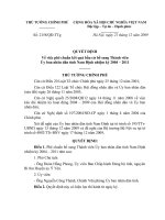 Quyết định số 2158 QĐ-TTG - Về việc phê chuẩn kết quả bầu cử bổ sung Thành viên Ủy ban nhân dân tỉnh Nam Định nhiệm kỳ 2004 - 2011