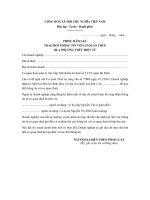 mau phieu dang ky trao doi thong tin voi co quan thue qua phuong thuc dien tu