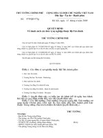 Quyết định số 479 QĐ-TTG - Về danh sách các đơn vị sự nghiệp thuộc Bộ Tài chính