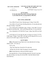 Quyết định số 272 QĐ-TTG - Về việc phê chuẩn kết quả bầu cử bổ sung Thành viên Ủy ban nhân dân tỉnh An Giang nhiệm kỳ 2004 - 2011