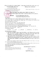 Công ty cổ phần đầu tư và phát triển doanh nghiệp Việt Nam | Tin tức Cổ Đông 1. FID CBTT BB