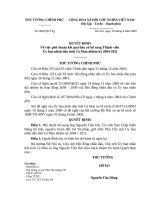 Quyết định số 800 QĐ-TTG - Về việc phê chuẩn kết quả bầu cử bổ sung Thành viên Ủy ban nhân dân tỉnh Cà Mau nhiệm kỳ 2004 - 2011