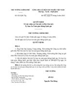 Quyết định số 821 QĐ-TTG của Thủ tướng Chính phủ - Về việc nhân sự Chủ tịch và Phó Chủ tịch Ủy ban An toàn giao thông Quốc gia