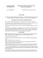 Quyết định 1283 QĐ-UBND - Thực hiện chính sách bảo hiểm y tế đối với người thuộc hộ cận nghèo theo Quyết định 797 QĐ-TTg