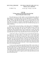 Chỉ thị số 334 CT-TTG - Về tăng cường các biện pháp tổ chức thực hiện Dự án trồng mới 5 triệu ha rừng