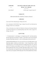 nghi quyet 61 nq cp phien hop chinh phu thuong ky thang 6 nam 2017