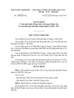 Quyết định số 1366 QĐ-TTG - Về việc phê chuẩn kết quả bầu cử bổ sung Thành viên Ủy ban nhân dân tỉnh Bình Thuận nhiệm kỳ 2004 - 2011