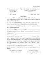 quyet dinh ve viec giao quyen xu phat vi pham hanh chinh ve thue