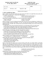 Đề kiểm tra định kỳ môn GDCD 12 HKII năm học 2016-2017