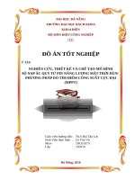 Thiết kệ sạt Pin mặt trời bằng MPPT