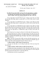 Thông tư số 24 2012 TT-BGDĐT - Sửa đổi, bổ sung một số điều của quy chế tuyển sinh Đại học, Cao đẳng hệ chính quy ban hành kèm theo Thông tư số 09 2012 TT-BGDĐT