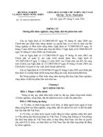 Thông tư số 52 2010 TT-BNNPTNT - Hướng dẫn khảo nghiệm, công nhận, đặt tên phân bón mới