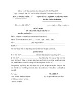 mau quyet dinh uy thac thu thap chung cu