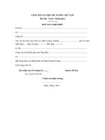 mau don xin nghi phep danh cho giao vien