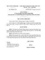 Quyết định số 1730 QĐ-TTG - Về việc bổ nhiệm ông Nguyễn Hoàng Hiệp kiêm giữ chức Ủy viên Hội đồng quản trị Ngân hàng Chính sách Xã hội