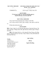 Quyết định số 841 QĐ-TTG - Về việc ông Lê Quốc Ân, Chủ tịch Hội đồng quản trị Tập đoàn Dệt May Việt Nam nghỉ hưu