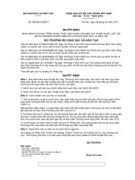 Quyết định 589 2013 QĐ-BGDĐT - Chương trình soạn thảo, ban hành văn bản quy phạm pháp luật, đề án và văn bản cá biệt của Bộ Giáo dục và Đào tạo