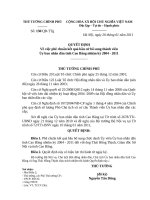 Quyết định số 130 QĐ-TTG - Về việc phê chuẩn kết quả bầu cử bổ sung thành viên Ủy ban nhân dân tỉnh Cao Bằng nhiệm kỳ 2004 - 2011