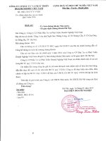 5.1. CV dinh chinh BCTC và BCTC hop nhat quy III 2016