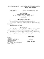 Quyết định số 1379 QĐ-TTG - Về việc ông Phạm Quang Hưng, Phó Giám đốc Đại học Quốc gia Hà Nội nghỉ hưu