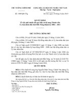 Quyết định số 1489 QĐ-TTG - Về việc phê chuẩn kết quả bầu cử bổ sung Thành viên Ủy ban nhân dân tỉnh Đắk Nông nhiệm kỳ 2004 - 2011