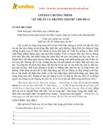 kich ban dan chuong trinh le tri an va truong thanh