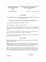 Quyết định số 62 QĐ-UBQGNCT - Quy chế hoạt động của Ủy ban Quốc gia về người cao tuổi Việt Nam