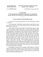 Quyết định số 36 2010 QĐ-UBND - Về việc quy định chức năng, nhiệm vụ và cơ cấu tổ chức bộ máy, biên chế của Sở Tài nguyên và Môi trường