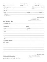 Mẫu phiếu điện tim - Phiếu điện tim mau phieu dien tim