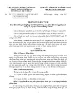 THÔNG TƯ LIÊN TỊCH Quy định những trường hợp cần thiết phải trưng cầu giám định trong giải quyết các vụ án, vụ việc về tham nhũng, kinh tế