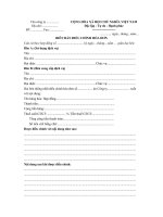 bien ban dieu chinh hoa don