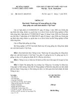 Thông tư số 30 2010 TT-BNNPTNT - Ban hành “danh mục bổ sung giống cây trồng được phép sản xuất kinh doanh ở Việt Nam”