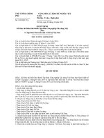 Quyết định 1428 QĐ-TTg - Về việc kết thúc thí điểm hình thành Tập đoàn Công nghiệp Xây dựng Việt Nam và Tập đoàn Phát triển nhà và đô thị Việt Nam