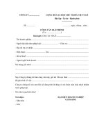 mau cong van giai trinh voi co quan thue