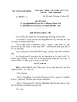 Quyết định số 58 QĐ-TTG - Về việc phê chuẩn kết quả bầu cử bổ sung Thành viên Ủy ban nhân dân tỉnh Lạng Sơn nhiệm kỳ 2004 - 2011
