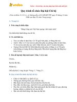 quy trinh to chuc dai hoi chi bo