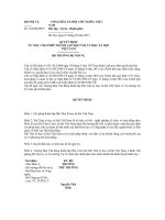 Quyết định 102 QĐ-BNV - Về việc cho phép thành lập Hội Tâm lý học xã hội Việt Nam