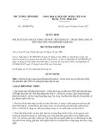 Quyết định 1439 QĐ-TTg Quy hoạch tổng thể phát triển kinh tế - xã hội tỉnh Long An đến 2020 - Quyết định năm 2012