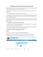 cach lap bao cao tinh hinh su dung hoa don theo thang