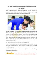 cach thuc thi thang hang chuc danh nghe nghiep cho giao vien tieu hoc