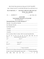 mau so 60 hc quyet dinh thay doi bien phap khan cap tam thoi