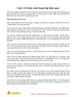 cach to chuc gio sinh hoat lop hieu qua thu vi hap dan va sang tao